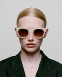 Lilly Sunglasses in Cream Bone from A. Kjaerbede