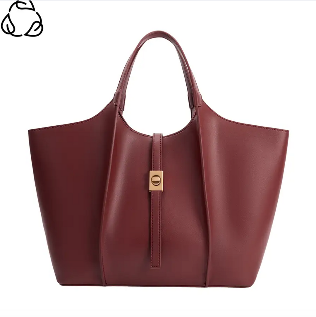 Malia Plum Recycled Vegan Tote Bag from Melie Bianco
