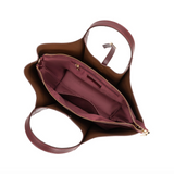 Malia Plum Recycled Vegan Tote Bag from Melie Bianco