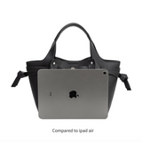 Avril Caramel Recycled Vegan Leather Top Handle Bag from Melie Bianco