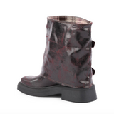 Unmatched in Burgundy Crackled V-Leather From BC Footwear