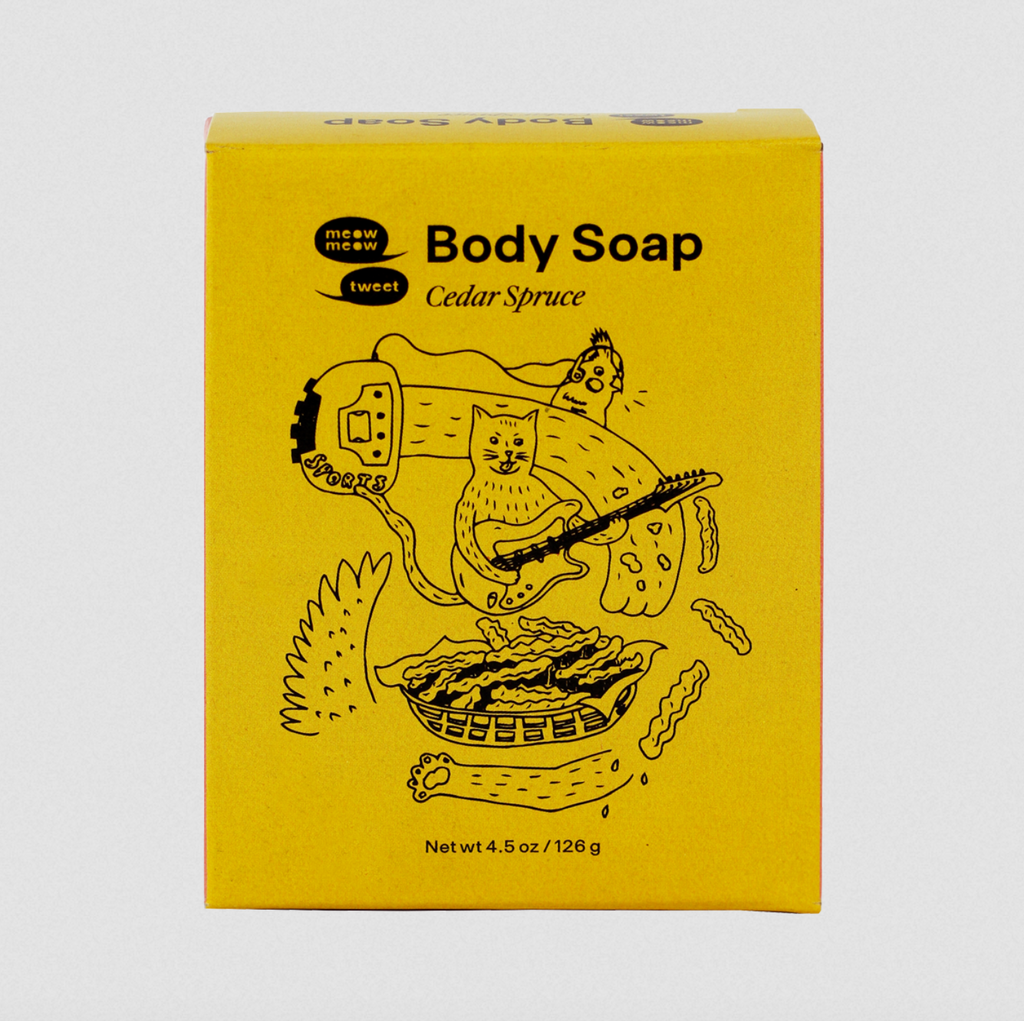 Cedar Spruce Body Soap from Meow Meow Tweet