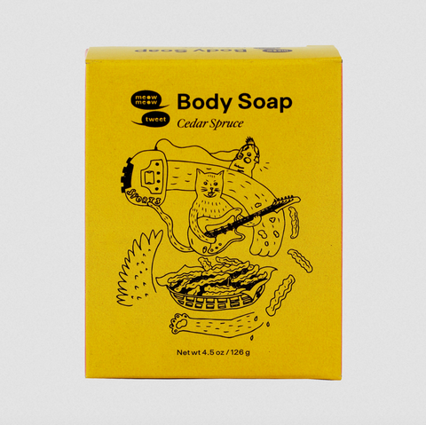 Cedar Spruce Body Soap from Meow Meow Tweet