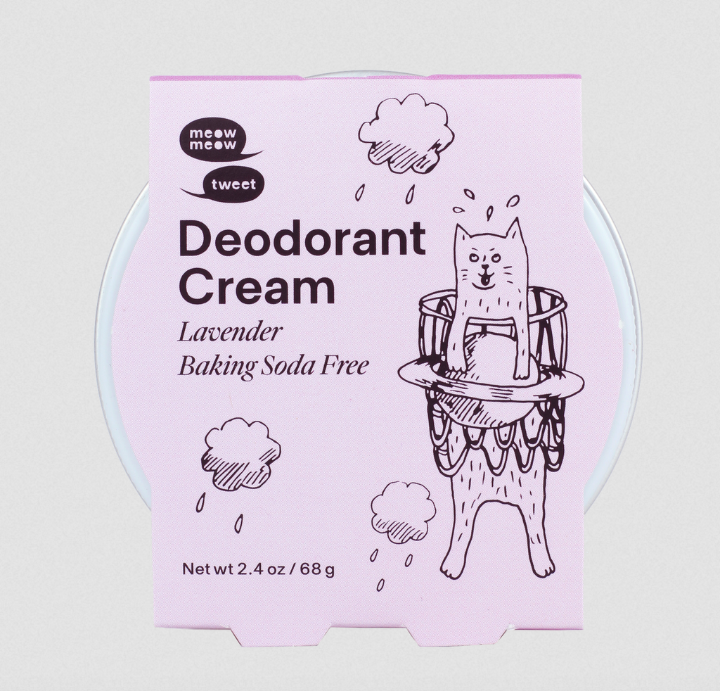Deodorant Cream in Lavender from Meow Meow Tweet