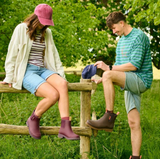 Bobbi Rain Boot in Dark Cherry from Merry People