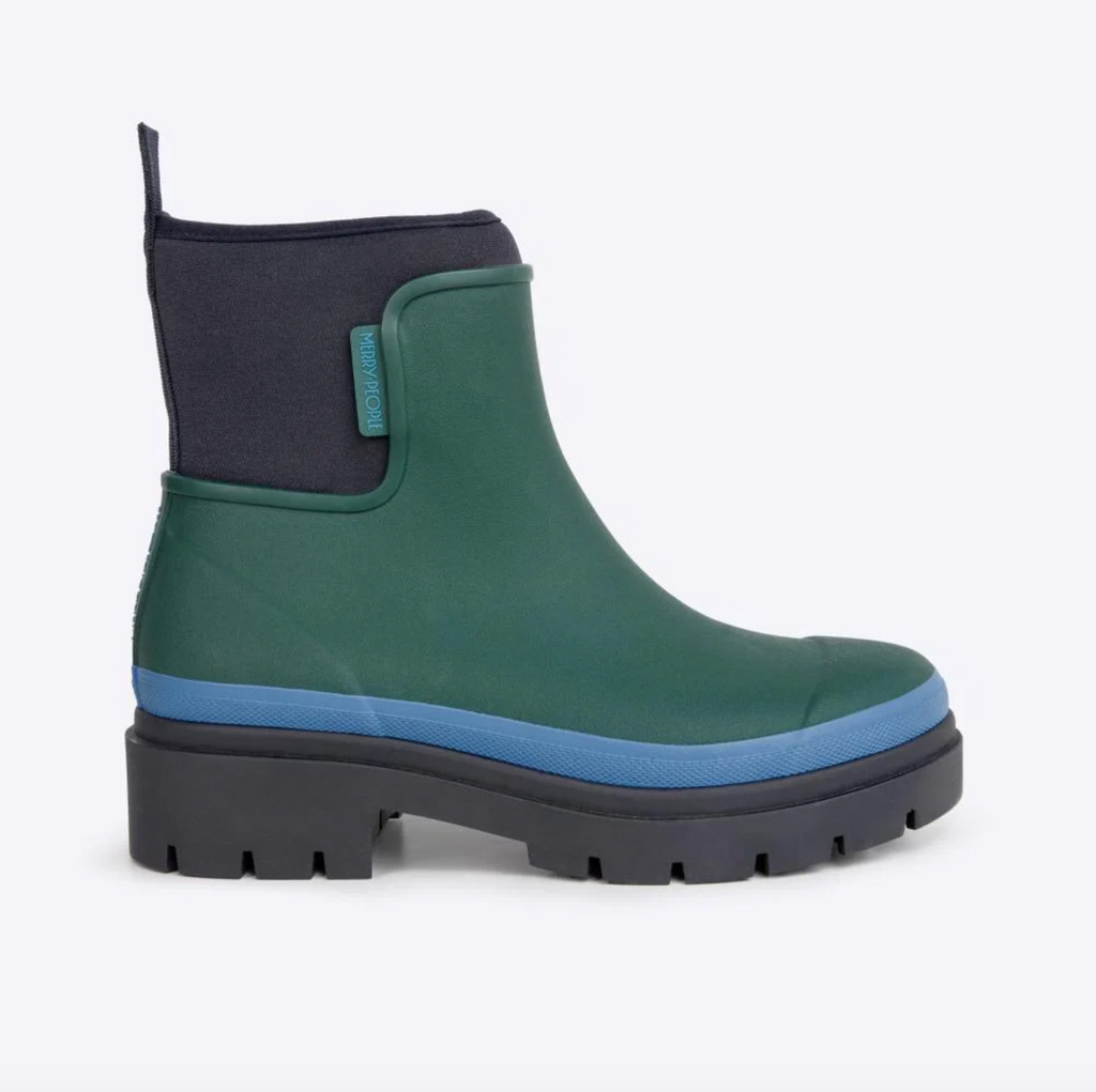 Tully Rain Boot in Ocean Evergreen from Merry People