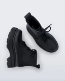 Coturno Soft Platform Boot in Matt Black from Melissa
