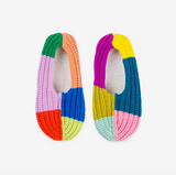 Mismatch Rib Slippers in Rainbow from Verloop