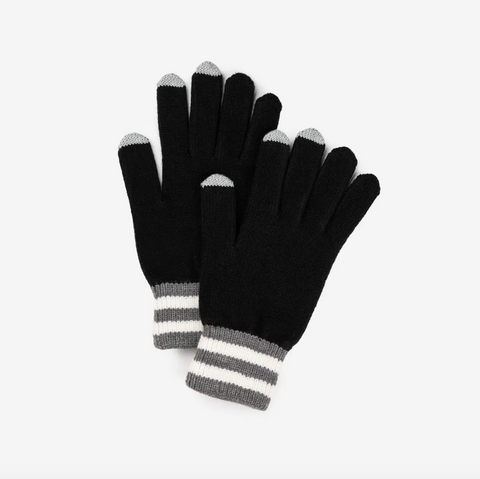 Sport Cuff Touchscreen Gloves in Black from Verloop