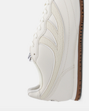 Rise Sneaker in Off White Mushroom Leather from MoEa