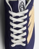 Rise Sneaker in Navy/Yellow Pineapple Leather from MoEa