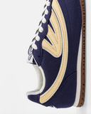 Rise Sneaker in Navy/Yellow Pineapple Leather from MoEa