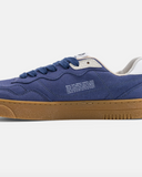 Veyron Low Sneaker in Blue/Cream Mushroom Leather from MoEa