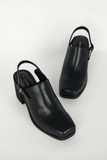 Honcho Vegan Mule in Black from Intentionally Blank