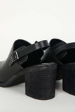 Honcho Vegan Mule in Black from Intentionally Blank