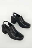 Honcho Vegan Mule in Black from Intentionally Blank