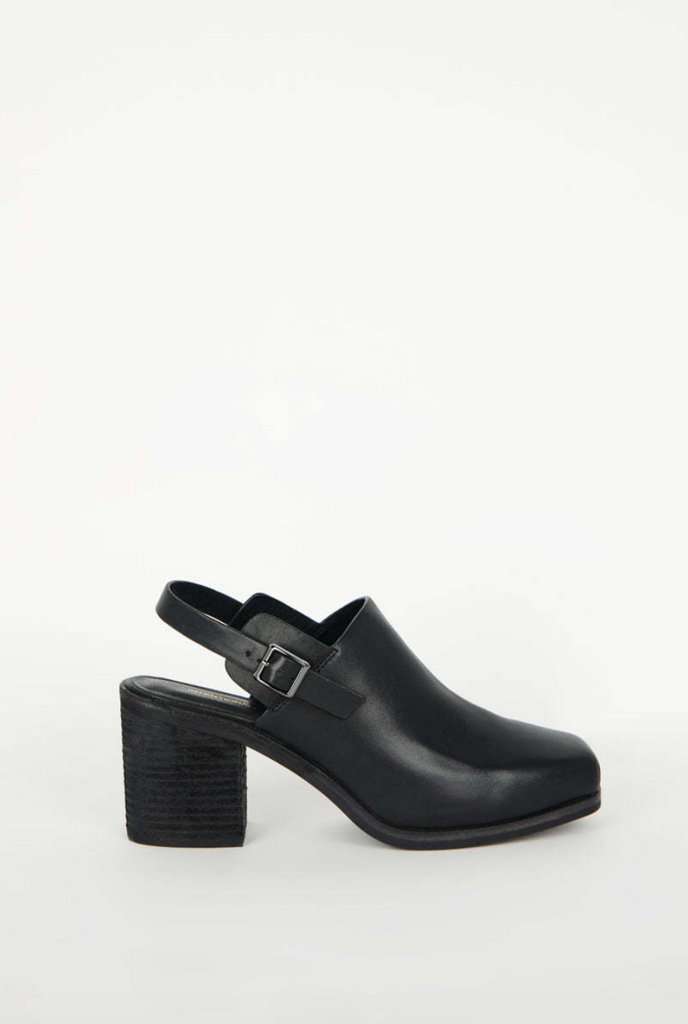 Honcho Vegan Mule in Black from Intentionally Blank