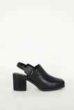 Honcho Vegan Mule in Black from Intentionally Blank