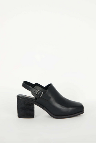 Honcho Vegan Mule in Black from Intentionally Blank