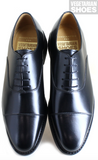 Goodyear Welted Oxford in Black from Vegetarian Shoes