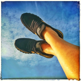 Vegan Runner in Black Hemp/ Cork from Vegetarian Shoes