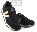 Vegan Runner in Black Hemp/ Cork from Vegetarian Shoes