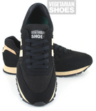 Vegan Runner in Black Hemp/ Cork from Vegetarian Shoes