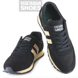Vegan Runner in Black Hemp/ Cork from Vegetarian Shoes
