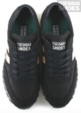 Vegan Runner in Black Hemp/ Cork from Vegetarian Shoes