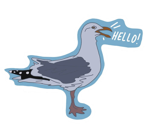 Seagull Sticker from La Familia Green