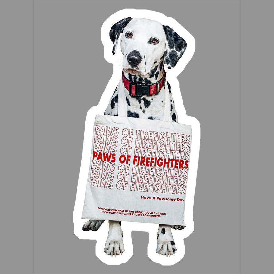 Paws of Firefighters Tank & Tote Sticker by Emmy Park