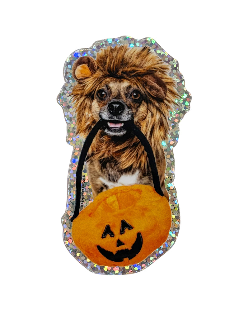 Penny the Lion Halloween Sticker by Emmy Park