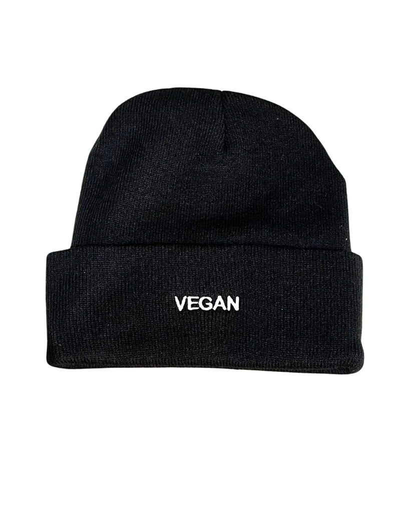 Vegan Beanie in Black
