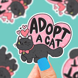 Adopt A Cat Sticker from Turtle's Soup