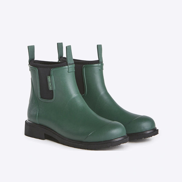 Bobbi Rain Boot in Alpine Green from Merry People