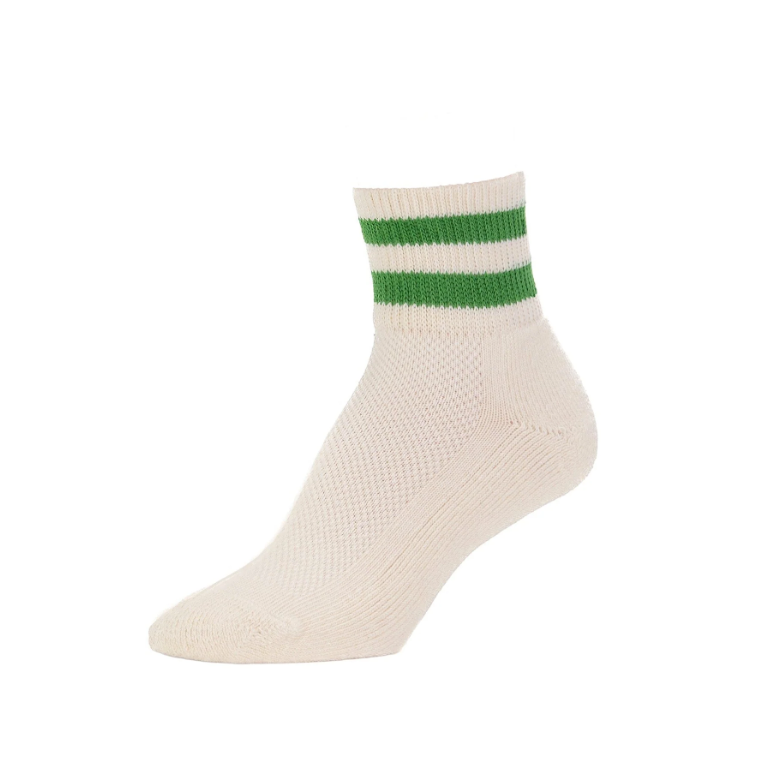 Retro Stripe Anklet in Kelly from Zkano