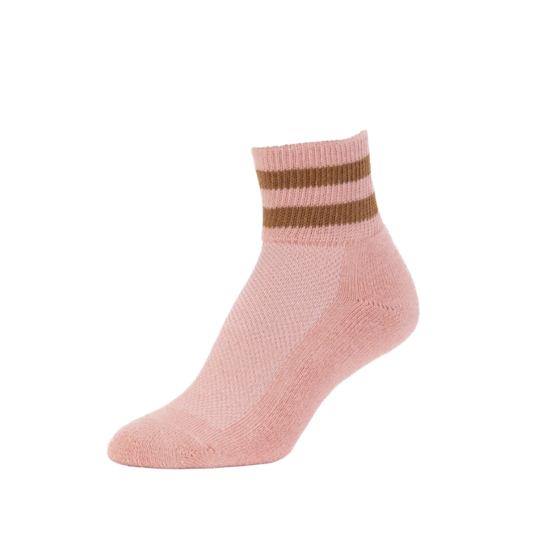 Retro Stripe Anklet in Rose from Zkano