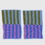 Hand Towel Set of 2 in Cabana from BAGGU