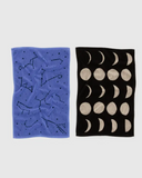 Hand Towel Set of 2 in Night Sky from BAGGU