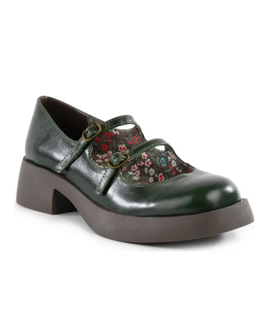 Fan Club Mary Jane in Green from BC Footwear