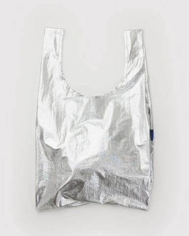 Standard BAGGU in Chrome Metallic