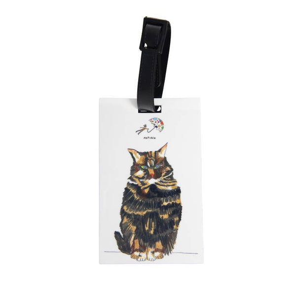 Margot Cat Luggage Tag from natchie