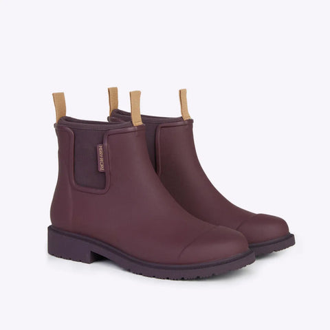 Bobbi Rain Boot in Dark Cherry from Merry People