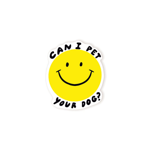 Can I Pet Your Dog Sticker from Hartland Cards