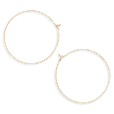 Large Hoop Earrings in Gold from Freshie & Zero