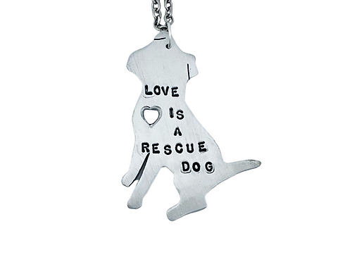 Rescue Dog Necklace from Christy Robinson