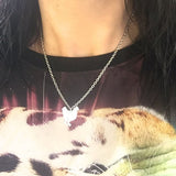 Mini Chicken Heart Necklace from Christy Robinson