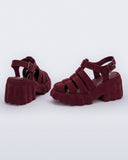 Megan Platform in Red Velvet from Melissa