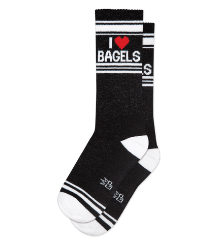 I Love Bagels Socks from Gumball Poodle