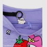 Medium Nylon Crescent Bag in Embroidered My Melody from BAGGU